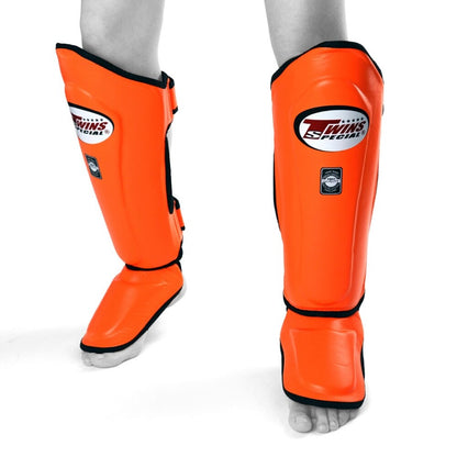 Twins Double Padded Shin Guards Muay Thai Shin Pads Kickboxing Leg Shinguards