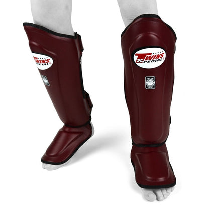 Twins Double Padded Shin Guards Muay Thai Shin Pads Kickboxing Leg Shinguards