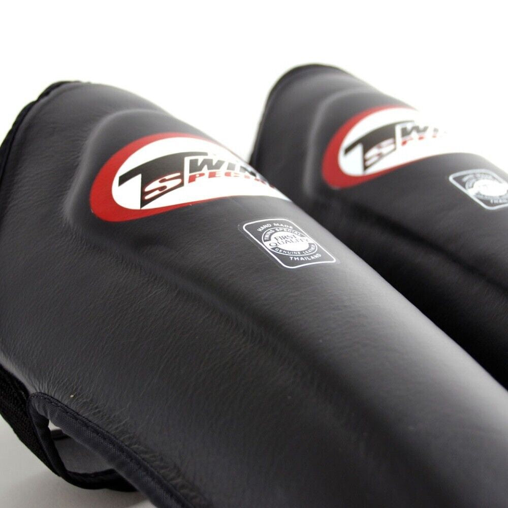 Twins Double Padded Shin Guards Muay Thai Shin Pads Kickboxing Leg Shinguards